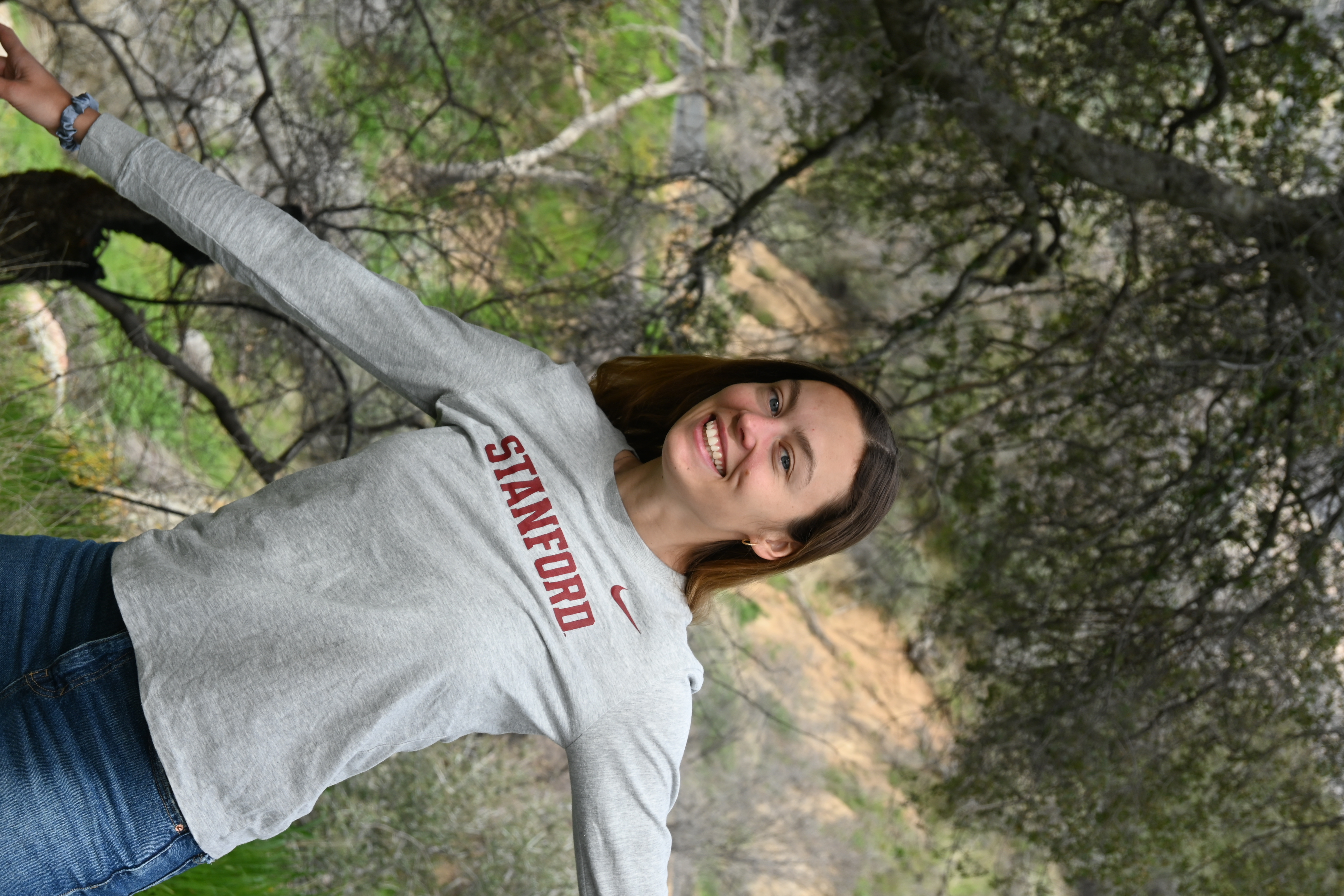 A personal moment from California during the Stanford visit